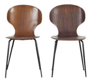 Set of Bentwood Dining Chairs by Carlo Ratti, Italy, 1950s