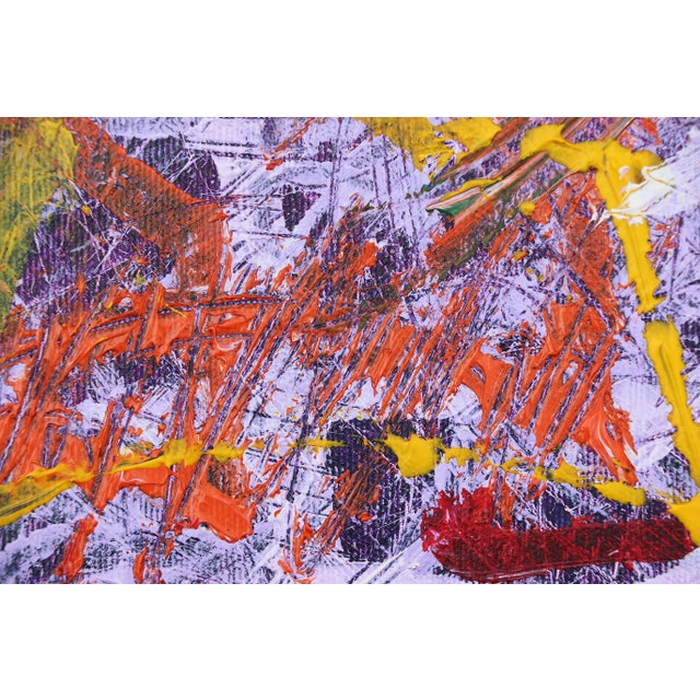 Sax Berlin Guardian Sista. Acrylic Neo Expressionist Painting 2020 For Sale - Image 4 of 7