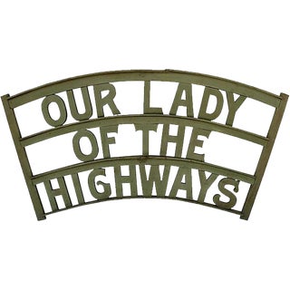 Our Lady of the Highways Sign For Sale
