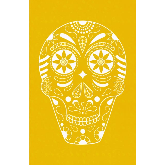 2014 "Intersections I-2" Calavera Print by Sal Muñoz For Sale
