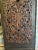 Vintage Carved Wood Lotus Lattice Barn Door – Ornate Room Divider & Wall Panel 92.5x40.5 For Sale - Image 4 of 7