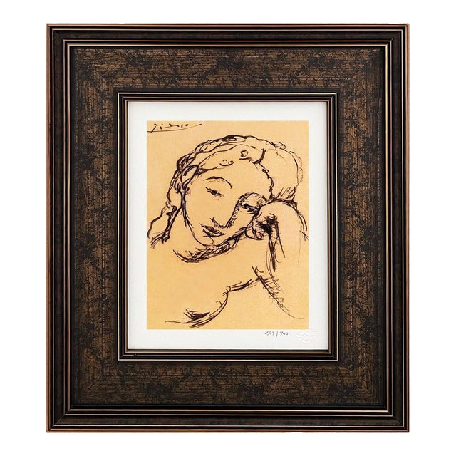 After Pablo Picasso Beautiful Fernande Limited Edition Framed For Sale