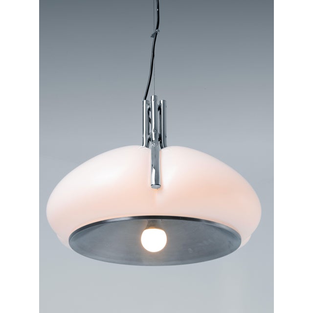 Plastic Quadrifoglio Pendant Lamp attributed to Studio 6g for Iguzzini, 1960s For Sale - Image 7 of 8