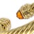 Contemporary Mid 20th Century David Yurman 14k Yellow Gold Classic Cable Citrine Hinged Cuff Bracelet 9.5 Mm For Sale - Image 3 of 9