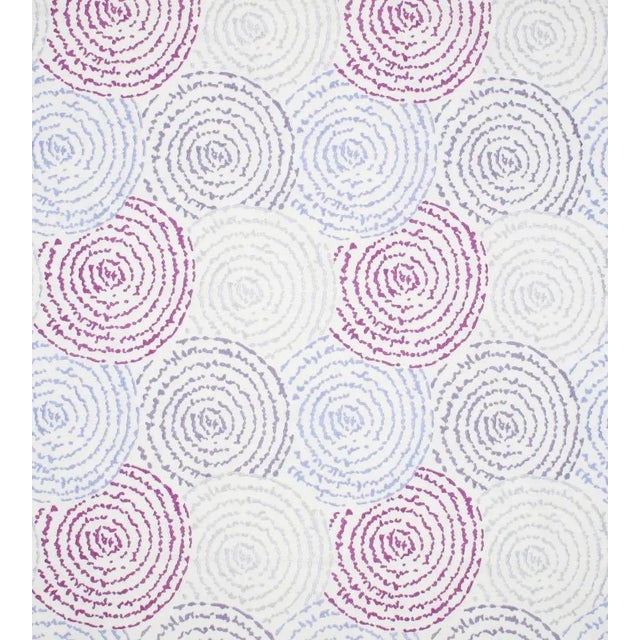 Sample - The House of Scalamandré Coriolis Fabric, Lilac For Sale