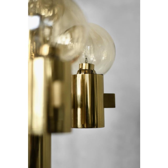 Gold Sculptural Gold Floor Lamp by Hans-Agne Jakobsson for Hans-Agne Jakobsson Ab, 1960s For Sale - Image 8 of 13