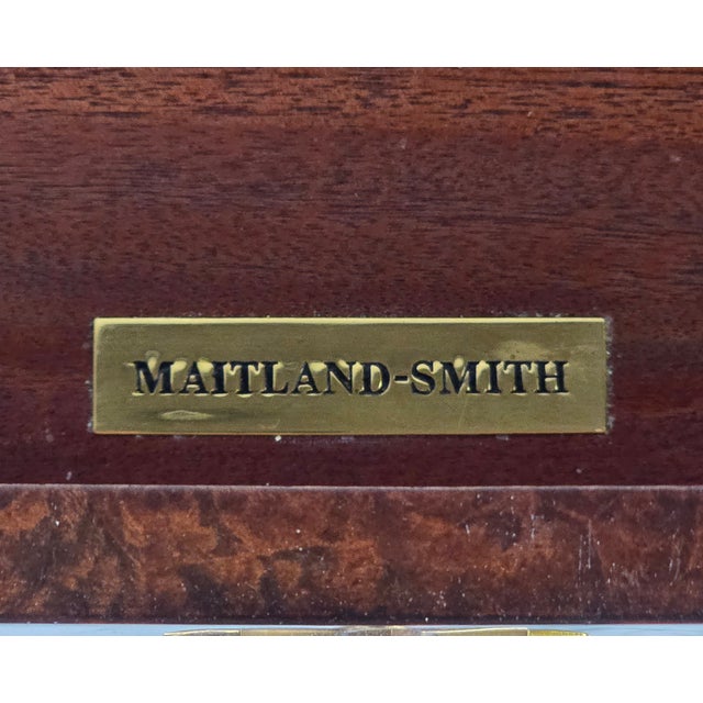 1980s Leopard Print Lacquered Side Table by Maitland-Smith For Sale - Image 9 of 9