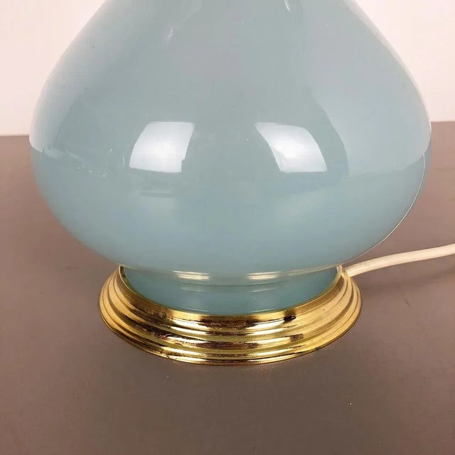Opaline Murano Glass Table Light from Cenedese Vetri, Italy, 1960s For Sale - Image 13 of 15