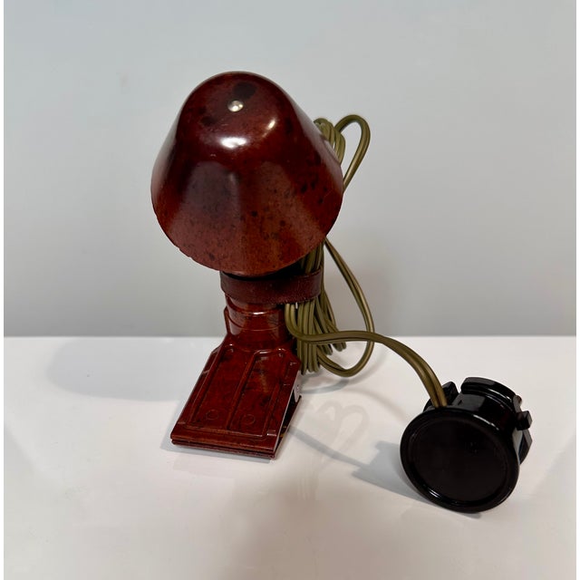 Small Travel Clamp Reading Lamp in Bakelite, 1950s For Sale - Image 18 of 18