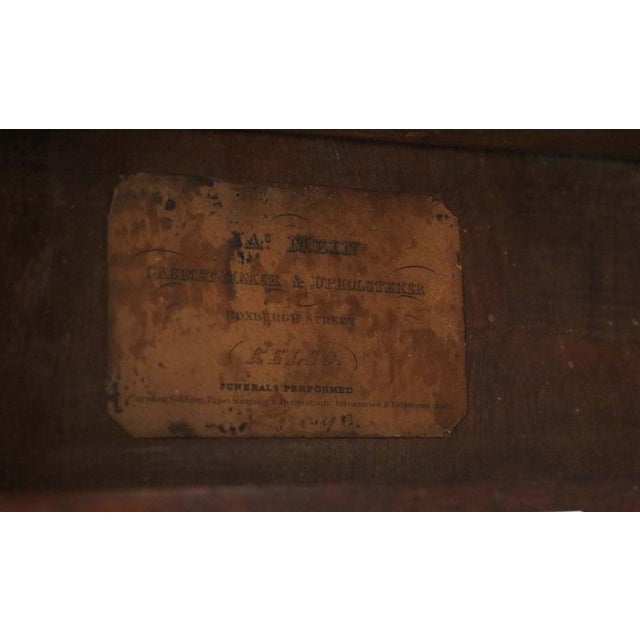 Large Antique Cuban Mahogany Dining Table by James Mein, 1800s For Sale - Image 13 of 14