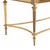 Maison Jansen French Brass and Onyx Coffee Table in the Manner of Maison Jansen, C. 1950 For Sale - Image 4 of 4