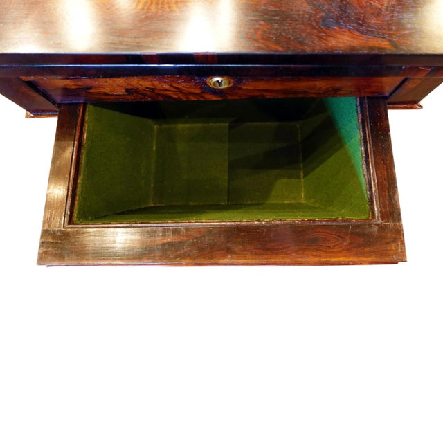 19th Century Regency or Victorian Rosewood Game Table For Sale - Image 10 of 13