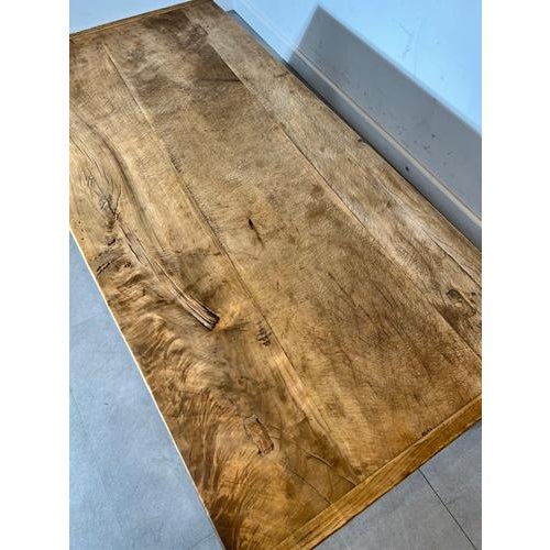 Vintage Rustic Wooden Coffee Table For Sale - Image 5 of 6