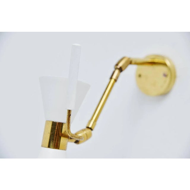 Diabolo Wall Lamp attributed to Stilnovo, Italy, 1950 For Sale - Image 4 of 7