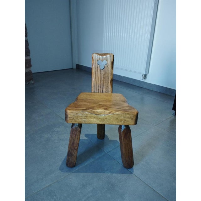 1960s Vintage Scandinavian Tripod Chair, 1960s For Sale - Image 5 of 18