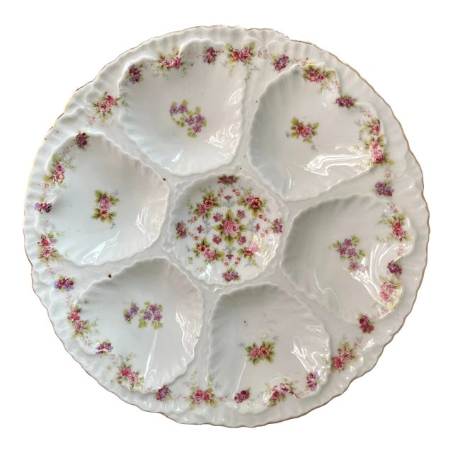 Antique Schmidt & Co Oyster Plate For Sale
