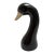 Unique Ceramic Black Swan Bud Vase For Sale