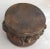 2000 - 2009 Brown Leather Decorative Drum Box For Sale - Image 5 of 5