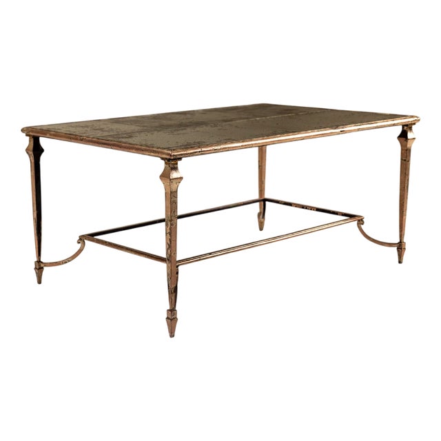 Artisanal Coffee Table in the style of Maison Jansen For Sale