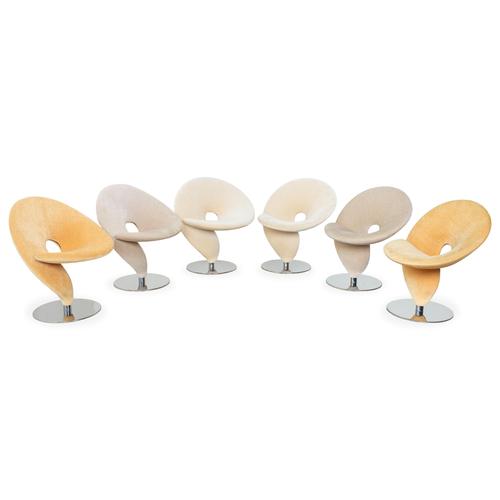 Question Mark Fabric Chairs from Tonon, Set of 6 For Sale - Image 15 of 15