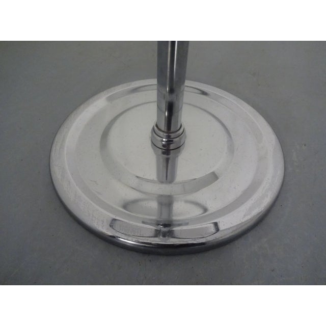 Mid-Century Modern Chrome Plated Steel Tubular Coat Rack, 1940s For Sale - Image 3 of 18