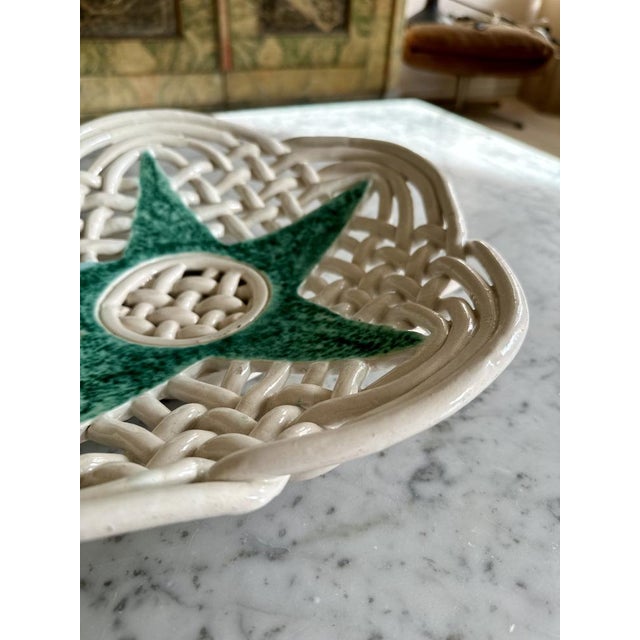 Mid-Century French Cote d'Azur Style Ceramic Bowl For Sale - Image 9 of 18