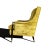 Mid-Century Modern Mid-Century Modern Black Lacquer and Gold Lounge Chair in the Manner of Giuseppe Scapinell For Sale - Image 3 of 9
