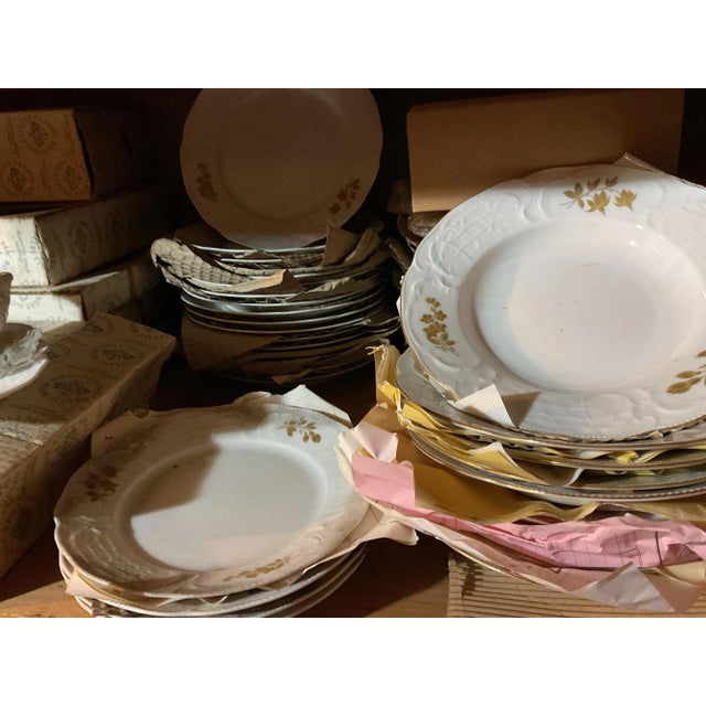 1New 980s Porcelain With Gold Roses by Rosenthal - Set of 78 Pieces 1 For Sale - Image 10 of 18