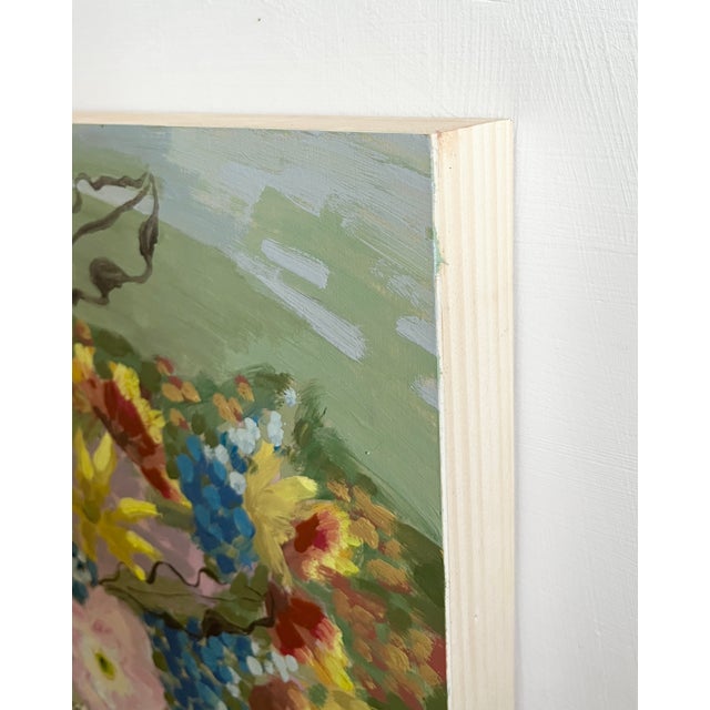 Chicken Swan Bee, Original Oil Painting by Molly Mansfield For Sale - Image 4 of 4
