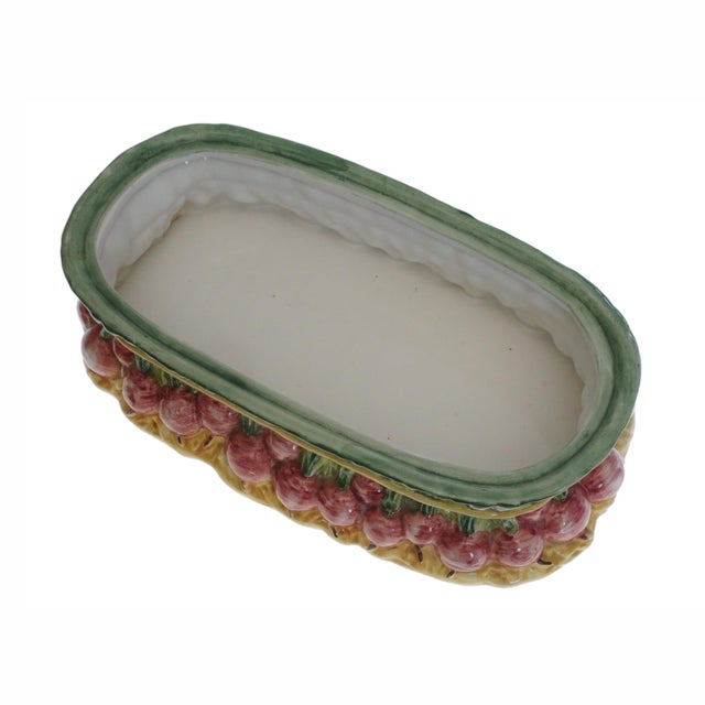 Tiffany & Co Large Artichoke Lidded Tureen Painted Molded Vintage Nove Ceramic Italy For Sale In Philadelphia - Image 6 of 10