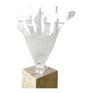 Vintage Lucite Leg Store Display / Sculpture, Circe 1960s