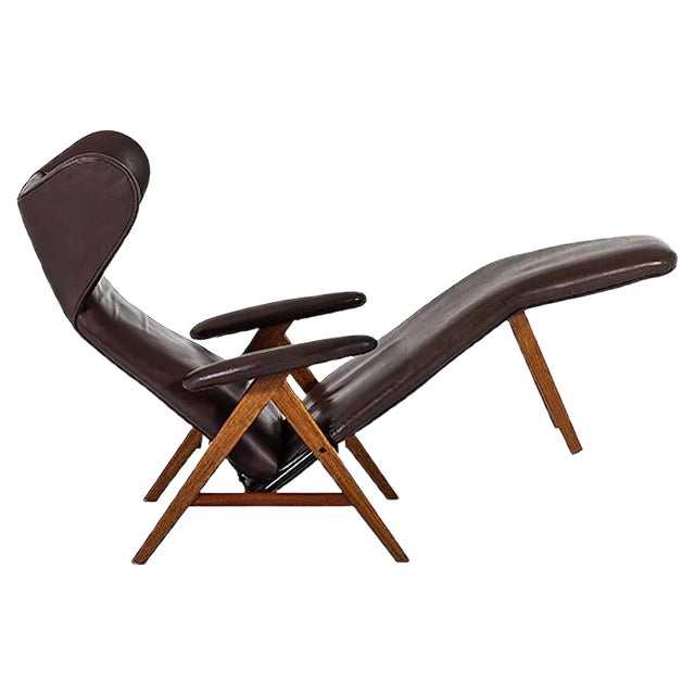 Reclining Chair by H. W. Klein for Bramin, 1960s For Sale