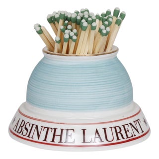 French Café Ceramic Match Striker For Sale
