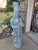 Stone Mid-20th Century Vintage Cast Stone Guanyin Garden Statue For Sale - Image 7 of 8