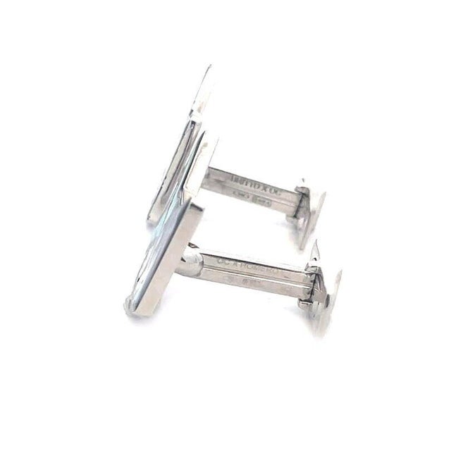 Romero Britto Romero Britto Diamond White Gold Cat Cufflinks X OC 18k Enamel, 2 pieces For Sale - Image 4 of 7