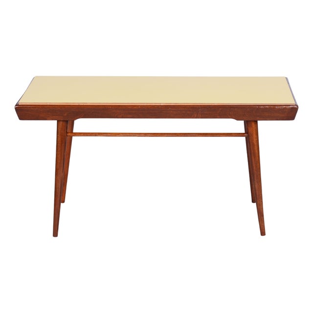 Set of Mid-Century Chairs in Beech & Walnut attributed to Antonín Šuman, Czech, 1950s For Sale