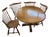Vintage Nickels and Stone Dining Set For Sale