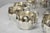 Vintage Modern Regency Style Silver Plated Pedestal Punch Bowl W 12 Hanging Cups For Sale In Philadelphia - Image 6 of 18