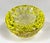 Glass Vintage Webb & Corbett 1930's Yellow Vaseline / Uranium Glass Faceted Paperweight For Sale - Image 7 of 8