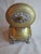 Antique 19th Century Brass Etrog Box Engraved Sukkot Citron Footed Judaica For Sale - Image 11 of 18
