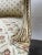 French Louis XV Style Bergère Armchair, Painted Frame, Floral Embroidery, a Pair For Sale In New York - Image 6 of 15