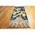 Early 19th Century 1820s Blue Yellow Dragon Antique Chinese Ningxia Pillar Hallway Runner Rug For Sale - Image 5 of 6