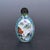 Early 21st Century Copper Enamel Landscape Snuff Bottle, Hand Painted Famille Rose Scene For Sale - Image 5 of 9