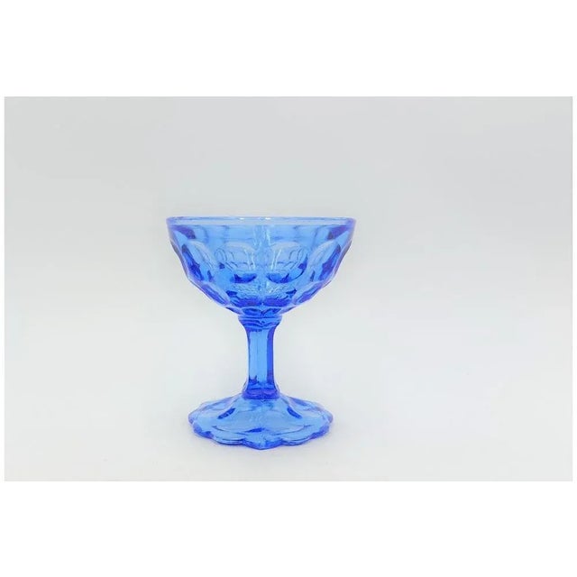 Blue Cups from Ząbkowice, Poland, 1970s, Set of 5 For Sale - Image 4 of 8