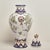 White Pair of Antique French Faience Earthenware Lidded Urns For Sale - Image 8 of 14