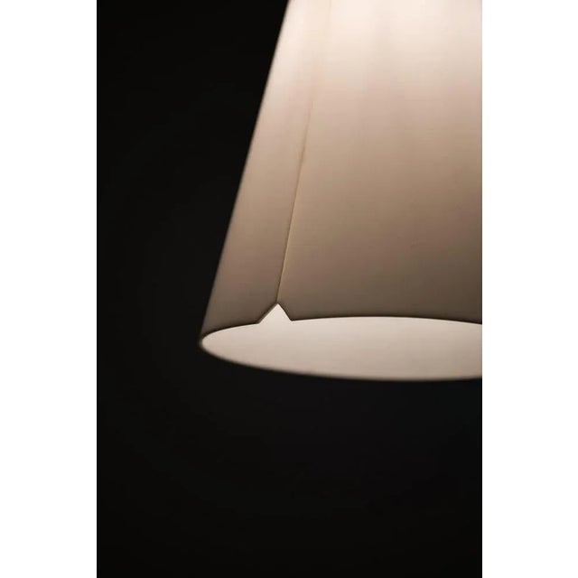 1950s Large Ceiling Lamp in Plastic and Teak by Hans Bergström, 1950s For Sale - Image 5 of 8