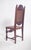 Antique Dining Chairs with Leather Seats and Backs, 1890s, Set of 5 For Sale - Image 14 of 15
