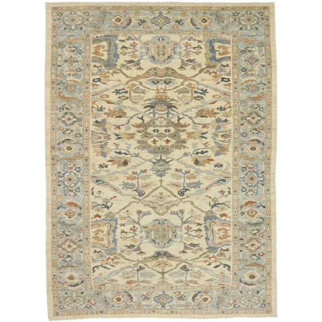 Persian Sultanabad Rug - 10'04 X 14'00 For Sale - Image 9 of 9