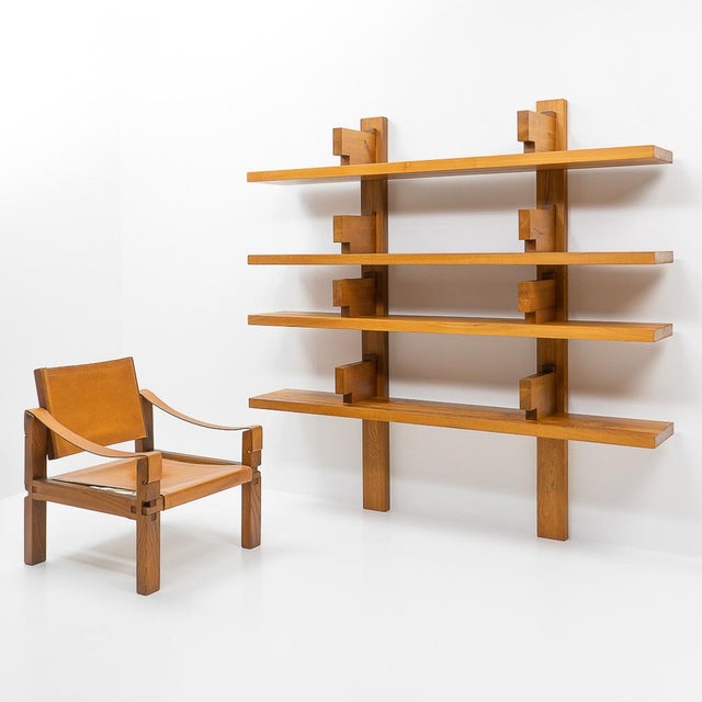 1970s French B17 Bookshelf by Pierre Chapo, 1970s For Sale - Image 5 of 15