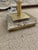 Mid-Century Modern Mid Century Modern Glass and Brass Bubble Lamps With Double Drum Shades For Sale - Image 3 of 8